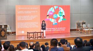 Deputy Secretary Prime Minister Youth Programme Dr. Muhammad Ali Malik addressing during Commonwealth Asia Youth Alliance Summit.