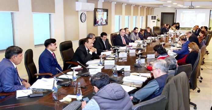 Federal Minister for Finance and Revenue, Senator Muhammad Aurangzeb, chaired a meeting of the Economic Coordination Committee (ECC) of the Cabinet