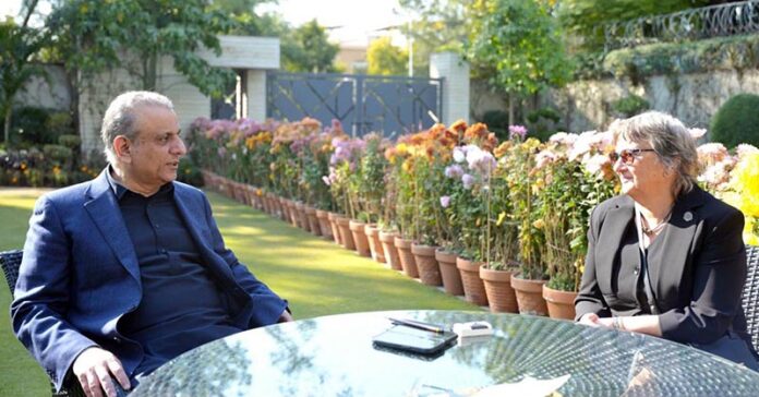 Chairperson Pegasus Airline & Hitit Ms. Nur Gokman called on Federal Minister for Board of Investment, Privatization & Communications Abdul Aleem Khan