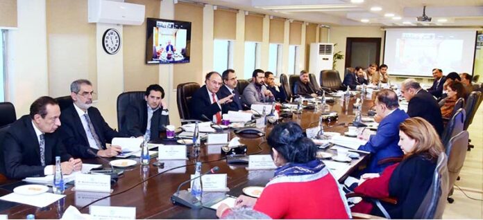 Federal Minister for Finance and Revenue, Senator Muhammad Aurangzeb, chaired a meeting of the Economic Coordination Committee (ECC) of the Cabinet