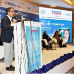 Federal Minister for Power Sardar Awais Ahmed Khan Leghari addresses the 4th International Hydropower Conference