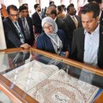 The delegates of The Commonwealth Asia Youth Alliance (CAYA) Summit-2025 visit Faisal Masjid during city tour of the federal capital