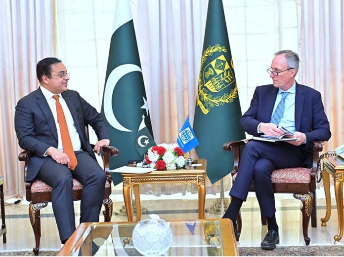 Federal Minister for Economic Affairs, Ahad Cheema in meeting with Martin Raiser, World Bank Vice President for South Asia
