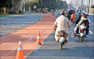 LDA Launches Pilot Project for Bike Lanes on Ferozepur Road.