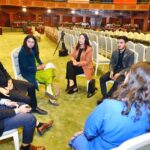 Members of National Youth Council in a discussion session during the CAYA Youth Summit 2025