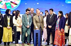 Prime Minister Muhammad Shehbaz Sharif officially launches the magazine of the Prime Minister's Youth Program, titled 'SPARK.