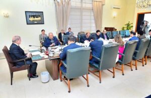 Prime Minister Muhammad Shehbaz Sharif chairs a meeting regarding matters related to the Ministry of Housing and Works.