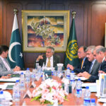 Chief Minister Sindh Syed Murad Ali Shah calls on the Deputy Prime Minister and Foreign Minister Senator Mohammad Ishaq Dar. He was accompanied by MNA Syed Naveed Qamar as well as Sindh Planning Minister, Chief Secretary Sindh, Chairman P&D Sindh and Finance Secretary Sindh