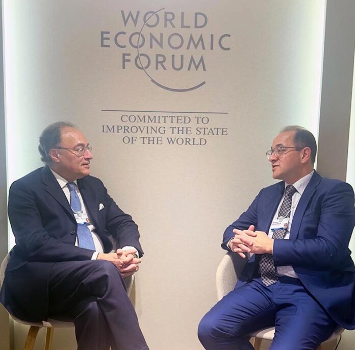 Minister of Finance, Muhammad Aurangzeb, meeting with Mr. Ahmed Kouchouk, Minister of Finance of Egypt, to discuss macroeconomic stability and shared economic challenges