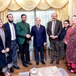 Prime Minister Muhammad Shehbaz Sharif meets snooker champion Muhammad Asif