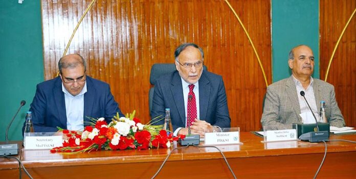 Federal Minister for Planning, Development, and Special Initiatives, Ahsan Iqbal chairing a high-level meeting on the operationalization of Gwadar Port in federal capital