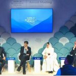 Minister of Finance, Muhammad Aurangzeb, participated as a speaker in a live-streamed session titled “Hacking Trade and Investment” at the World Economic Forum Annual Meeting in Davos. The session brought together global leaders, including Theodore Krantz, Mounir Nakhla, Deemah Al Yahya, Thani Ahmed Al Zeyoudi, and Miishe Addy, to discuss innovative strategies for enhancing global trade and investment flows