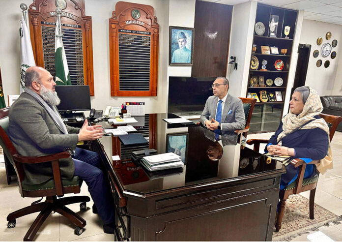 Federal Minister for Commerce, Jam Kamal Khan meets RCCI delegation led by President Usman Shaukat to discuss key trade and industry issues