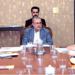 Senator Jan Muhammad, Convener Pakistan-Tanzania Parliamentary friendship group presiding over a meeting of the friendship group at Parliament House
