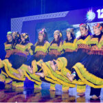 Artists enthusiastically present the cultural dance of Gilgit-Baltistan showcasing the diverse and vibrant heritage of Pakistan during the opening ceremony of the 12th Waxnet Exhibition 2025