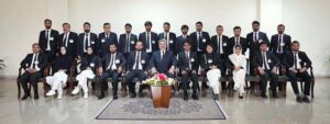 Lawyers from the Bar Associations of Makran division- Balochistan posing for a group photo with Hon'ble Chief Justice of Pakistan , Mr.Justice Yahya Afridi at the Supreme Court of Pakistan