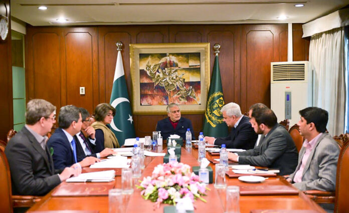 Deputy Prime Minister and Foreign Minister Senator Mohammad Ishaq Dar chairs a meeting on issues relating to 3rd country relocations of Afghan nationals at Ministry of Foreign Affairs