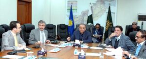 Review meeting of Pakistan Post chaired by Federal Minister for Communications, Privatization & Board of Investment Abdul Aleem Khan.