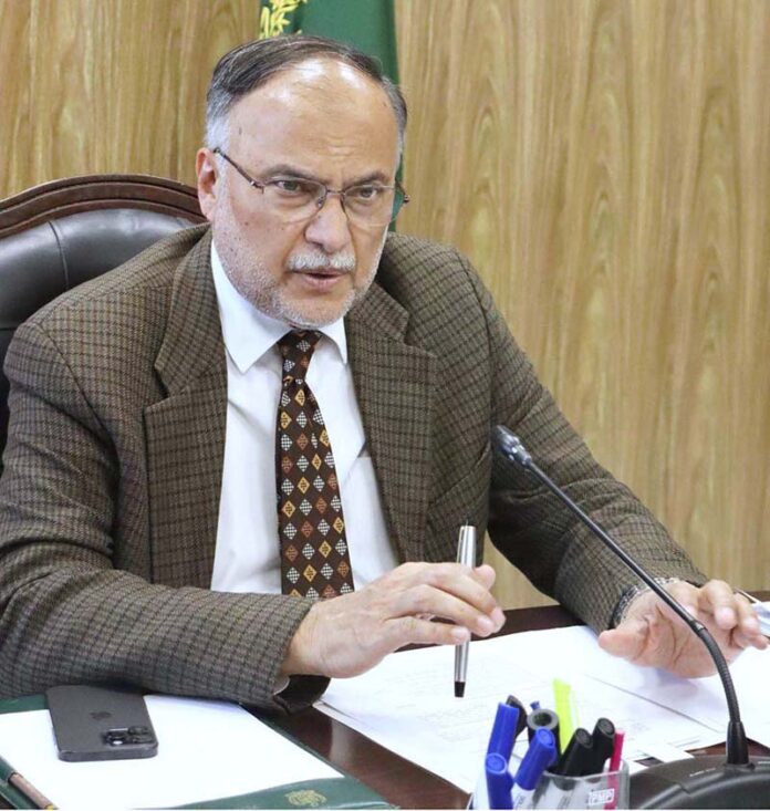 A high-level meeting under the Chairmanship of the Minister for Planning, Development and Special Initiatives Ahsan Iqbal to discuss the implementation of the Prime Minister's directives to conduct surveys on Small and Medium Enterprises (SMEs) for providing base to evidence base decision making and policy formulation