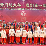 Ambassador of China to Pakistan Jiang Zaidong and Special Assistant to the Prime Minister on Foreign Affairs, Syed Tariq Fatemi along with other dignitaries in a group photo with the participants during the ceremony organized on “Chinese New Year 2025, We Celebrate Together” at the Embassy of the People's Republic of China