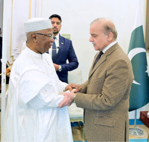 Secretary General of Organisation of Islamic Cooperation Mr. Hissein Brahim Taha calls on Prime Minister Muhammad Shehbaz Sharif