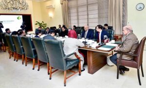 Prime Minister Muhammad Shehbaz Sharif chairs a meeting regarding the IT sector.
