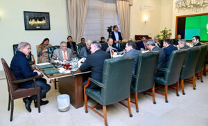 Minister of Defence Industry of Republic of Azerbaijan, Vugar Mustafayev, calls on Prime Minister Muhammad Shehbaz Sharif.