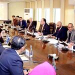 Federal Minister for Finance and Revenue, Senator Muhammad Aurangzeb chairs the second meeting of the Prime Minister's Committee on Social Impact Financing at the Finance Division