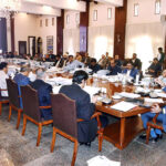 Sindh Chief Minister Syed Murad Ali Shah presides over a cabinet meeting at CM House