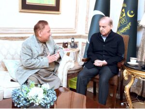Former Deputy Mayor of Lahore Nazir Khan Swati calls on Prime Minister Muhammad Shehbaz Sharif