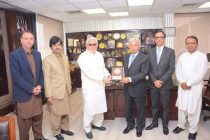 Federal Minister for Food Security and Research Mr. Rana Tanveer Hussain was received by CEO TDAP Mr Zubair Motiwala in FTC, Karachi on 10th January 2025. Both sides exchanged views about promotion of agriculture based exports and issues related to it