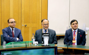 Strengthening Pakistan-UK Ties: Minister for Planning Ahsan Iqbal engages with British Parliamentarians at Portcullis House, Westminster