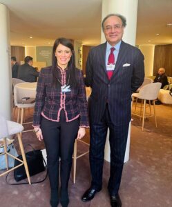 Federal Minister for Finance and Revenue, Mr. Muhammad Aurangzeb, met with Dr. Rania Al Mashat, Minister of Planning of Egypt, on the sidelines of the World Economic Forum Annual Meeting.