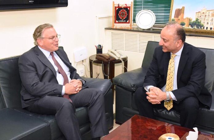 US Ambassador to Pakistan, Donald Blome calls on Federal Minister for Petroleum, Dr. Musadik Malik