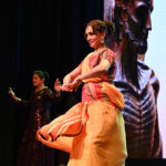 An artist performing folk dance at the musical session during the Dinner in honor of the CAYA delegates 2025 organized by Pakistan National Council of Arts