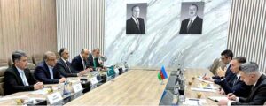 Federal Minister for Communications, Privatization & Board of Investment Abdul Aleem Khan in a meeting with Minister of Transport of Azerbaijan