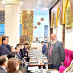 Federal Minister for Commerce Jam Kamal Khan hosting a dinner in Seoul to honor Korean investors and Pakistani donors