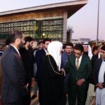 Minister for Federal Education and Professional Training Dr. Khalid Maqbool Siddiqui went to see off the Secretary General of Muslim World League H.E. Dr. Mohammad bin Abdulkarim Al-Issa at the Islamabad Airport