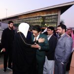 Minister for Federal Education and Professional Training Dr. Khalid Maqbool Siddiqui went to see off the Secretary General of Muslim World League H.E. Dr. Mohammad bin Abdulkarim Al-Issa at the Islamabad Airport