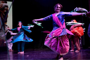 An artist performing folk dance at the musical session during the Dinner in honor of the CAYA delegates 2025 organized by Pakistan National Council of Arts