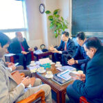Federal Minister for Commerce Jam Kamal Khan meets UM Sung-Yong, Executive Director of the EDC Operation Group at Korea Eximbank, to discuss ongoing development projects and future collaboration