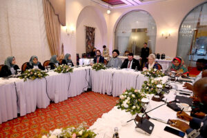 Panel discussion during the session themed "Leading examples in Girls Education" at the International Conference on Girls' Education 2025 at a local hotel