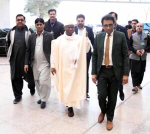 Minister for Federal Education and Professional Training Dr. Khalid Maqbool Siddiqui went to see off the Secretary General of Organization of Islamic Cooperation H.E. Hissein Brahim Taha at the Islamabad Airport