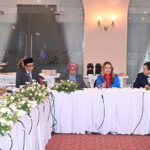 A panel discussion on the theme "Women's Education and Social Gains," chaired by Ms. Jasna Gelesic, European Union Envoy to the Republic of Tajikistan, during the International Conference on Girls' Education 2025 at a local hotel