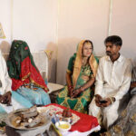 106 Hindu couples tie the knot at a mass wedding ceremony organized by the Pakistan Hindu Council at Railway Ground