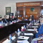Officers of the National Institute of Public Administration (NIPA) meet Additional Chief Secretary South Punjab Fawad Hashim Rabbani during their visit