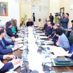 A delegation of the Pakistan Business Council calls on Prime Minister Muhammad Shehbaz Sharif