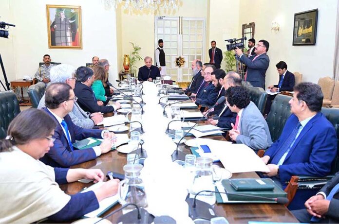 A delegation of the Pakistan Business Council calls on Prime Minister Muhammad Shehbaz Sharif