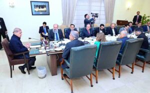 A delegation of the Pakistan Business Council calls on Prime Minister Muhammad Shehbaz Sharif