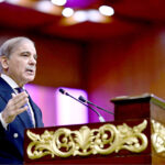 Prime Minister Muhammad Shehbaz Sharif addresses the International Conference on Girls' Education